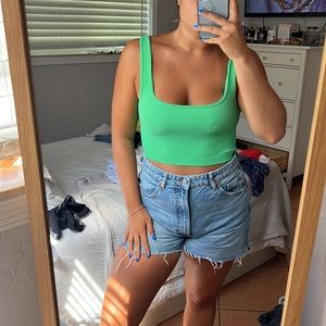 Zara Ribbed Seamless Top